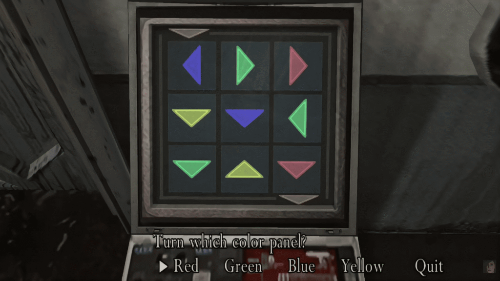 teka teki resident evil 4 lab door