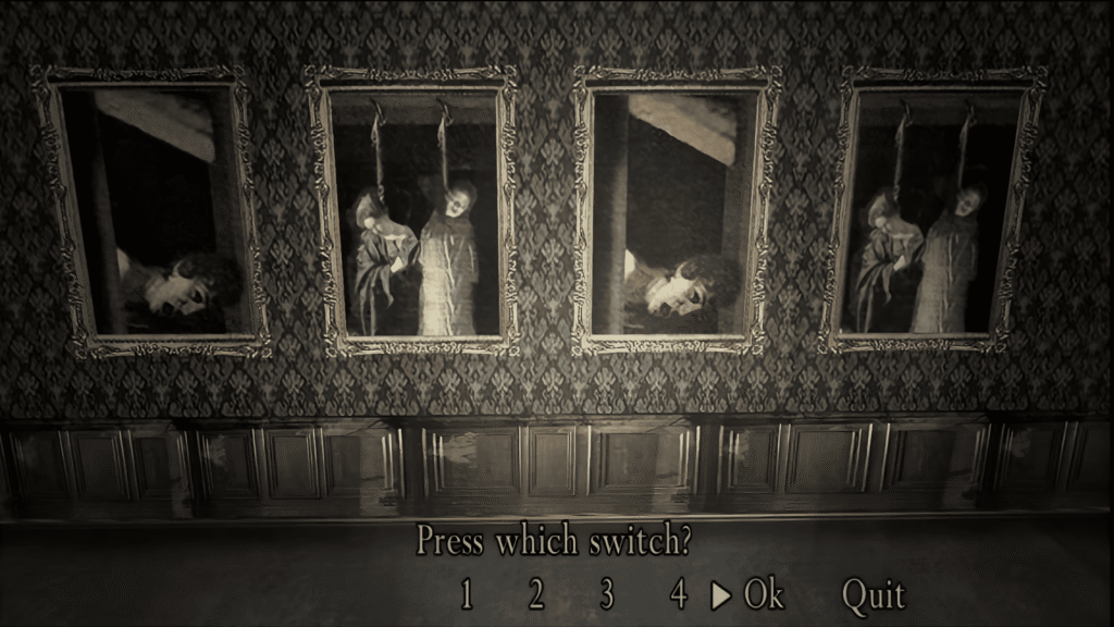teka teki resident evil 4 ps2 lukisan